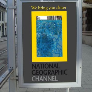 National Geographic Channel Bus Stop Advertisement