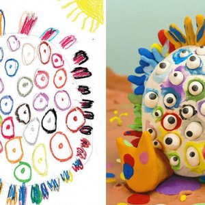 Professional Artists Recreate Kids Monster Doodles (6)