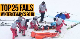 Top 25 fails during winter Olympics 2018!