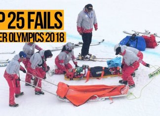 Top 25 fails during winter Olympics 2018!