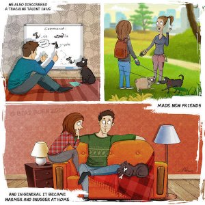 Illustrator Captures Life With His Charming Adopted Dog In Delightful Comic (8)