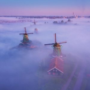 I Photographed Dutch Windmills In The Fog And The Results Are Magical (3)