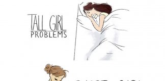 Tall & Short girl problems (14 GIF)