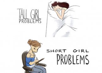 Tall & Short girl problems (14 GIF)