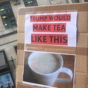 The Funniest Protest Signs From Donald Trumps Visit To The UK (17)