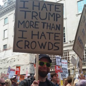 The Funniest Protest Signs From Donald Trumps Visit To The UK (2)