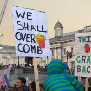 The Funniest Protest Signs From Donald Trumps Visit To The UK (20)