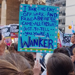 The Funniest Protest Signs From Donald Trumps Visit To The UK (4)