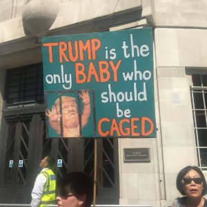 The Funniest Protest Signs From Donald Trumps Visit To The UK (8)