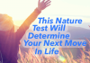 This nature test will determine your next move in life
