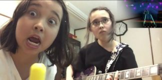 Two little girls absolutely Nail Slayer’s “Raining Blood” on Guitar and Bass (Cool video)