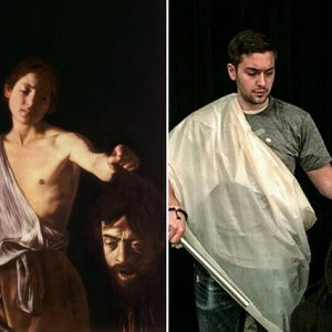 Amusing parody of world painting masterpieces (2)