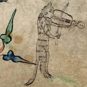 Medieval images of cats (4)