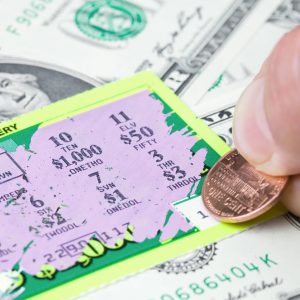 Winning Lottery Scratch Game Ticket